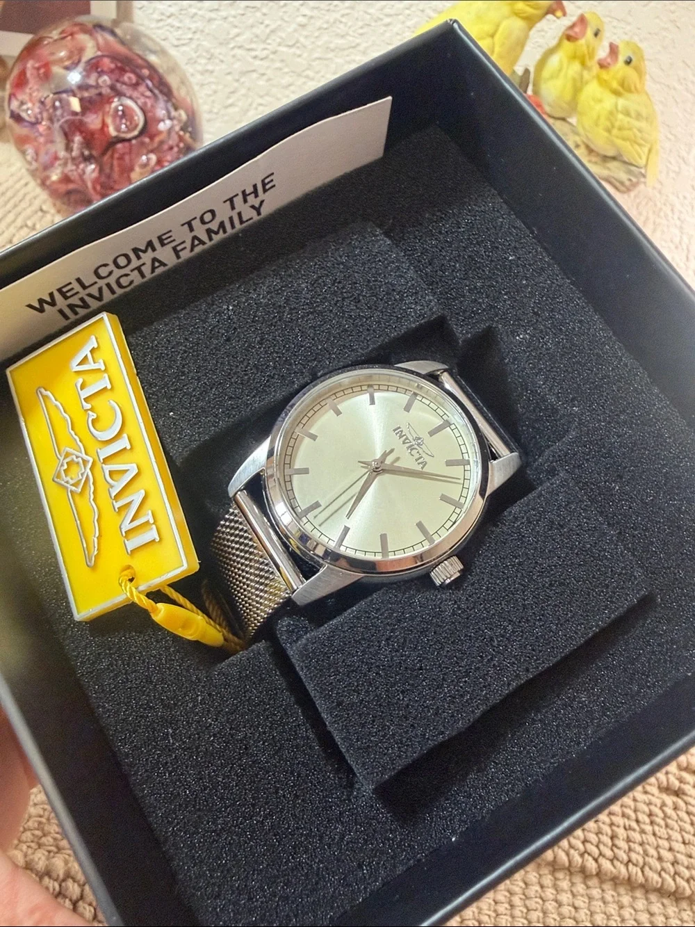 New Invicta Celestial 48511 Silver Mesh Women’s Watch